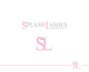 Splash Lashes by Brows & Co | Logo Design by LIZZY LO