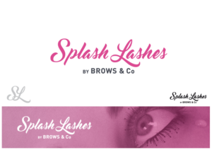 Splash Lashes by Brows & Co | Logo Design by Nigel B