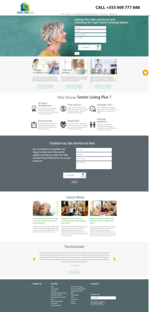 Web Design by Grebowiec Peter for Retraite Plus | Design #20341916