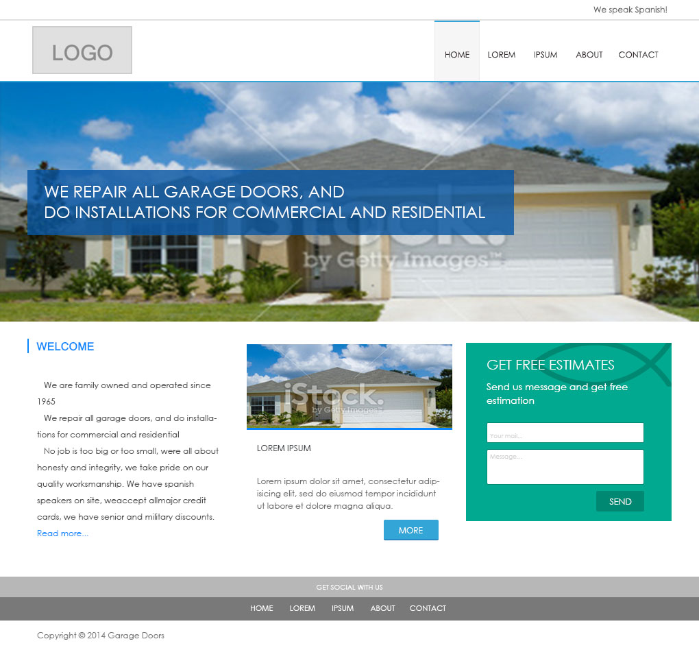 Web-Design von greenstream für Bedford Overhead Doors | Design #2946829