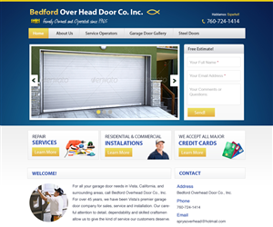 Web Design by Pabloravel for Bedford Overhead Doors | Design: #2950067