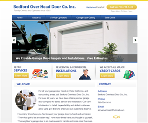 Web Design by Pabloravel for Bedford Overhead Doors | Design: #2950309