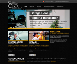 Web Design by Pabloravel for Bedford Overhead Doors | Design: #2974783
