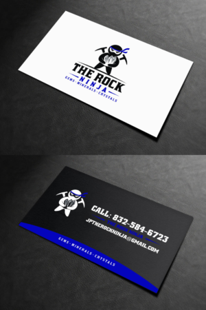 Business Card Design by INDIAN_Ashok for The Rock Ninja | Design: #20298108