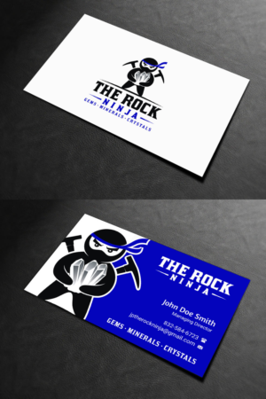 Business Card Design by INDIAN_Ashok for The Rock Ninja | Design: #20298113