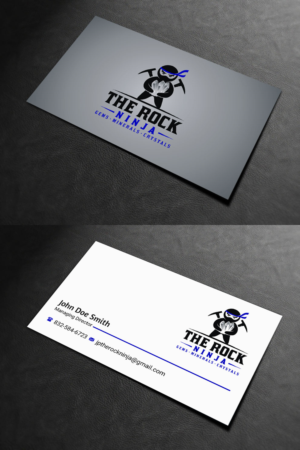 Design de Carte de Visite par INDIAN_Ashok pour The Rock Ninja | Design : #20298116
