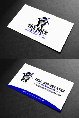 Design de Carte de Visite par INDIAN_Ashok pour The Rock Ninja | Design : #20298118