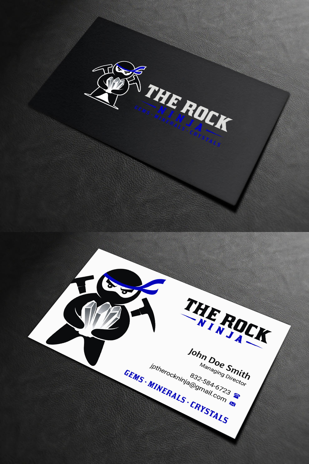 Design de Carte de Visite par INDIAN_Ashok pour The Rock Ninja | Design #20298121