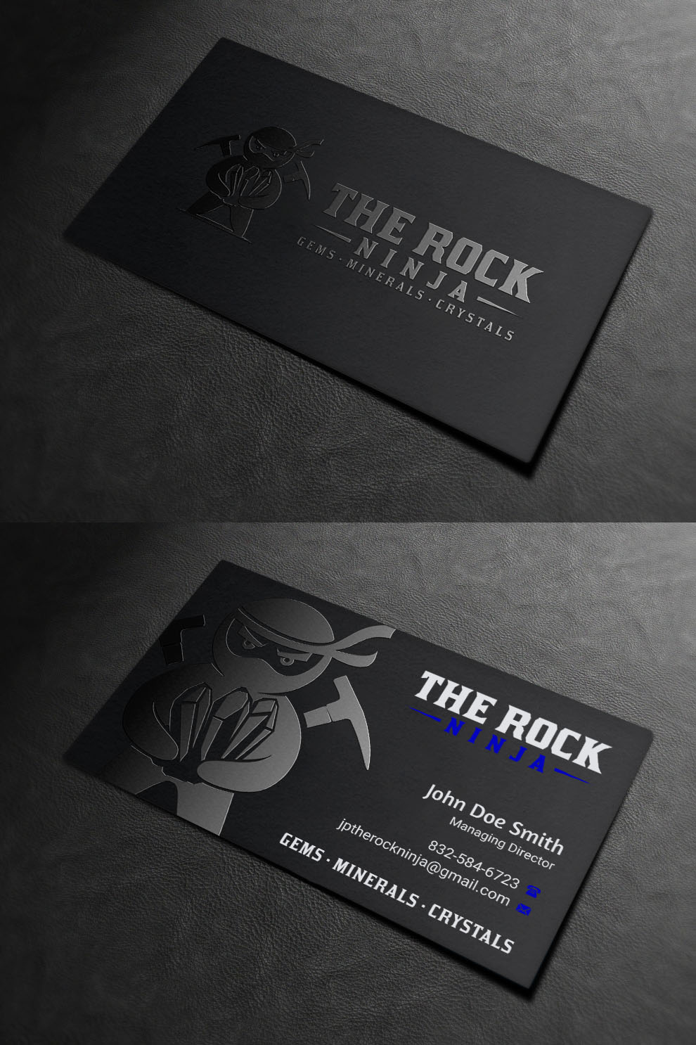 Design de Carte de Visite par INDIAN_Ashok pour The Rock Ninja | Design #20298126