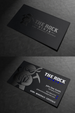 Design de Carte de Visite par INDIAN_Ashok pour The Rock Ninja | Design : #20298126