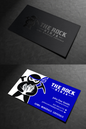 Business Card Design by INDIAN_Ashok for The Rock Ninja | Design: #20298137
