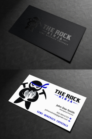 Business Card Design by INDIAN_Ashok for The Rock Ninja | Design: #20298138