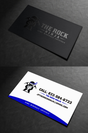 Business Card Design by INDIAN_Ashok for The Rock Ninja | Design: #20298140
