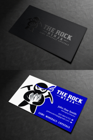 Business Card Design by INDIAN_Ashok for The Rock Ninja | Design: #20305357