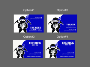 Business Card Design by INDIAN_Ashok for The Rock Ninja | Design: #20320922