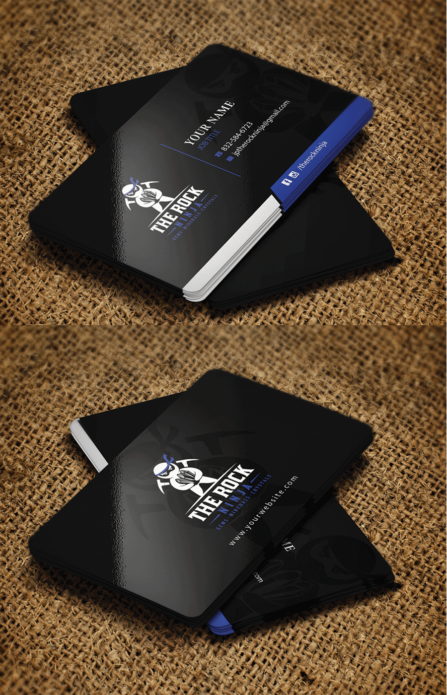 Design de Carte de Visite par Riz' pour The Rock Ninja | Design #20337262