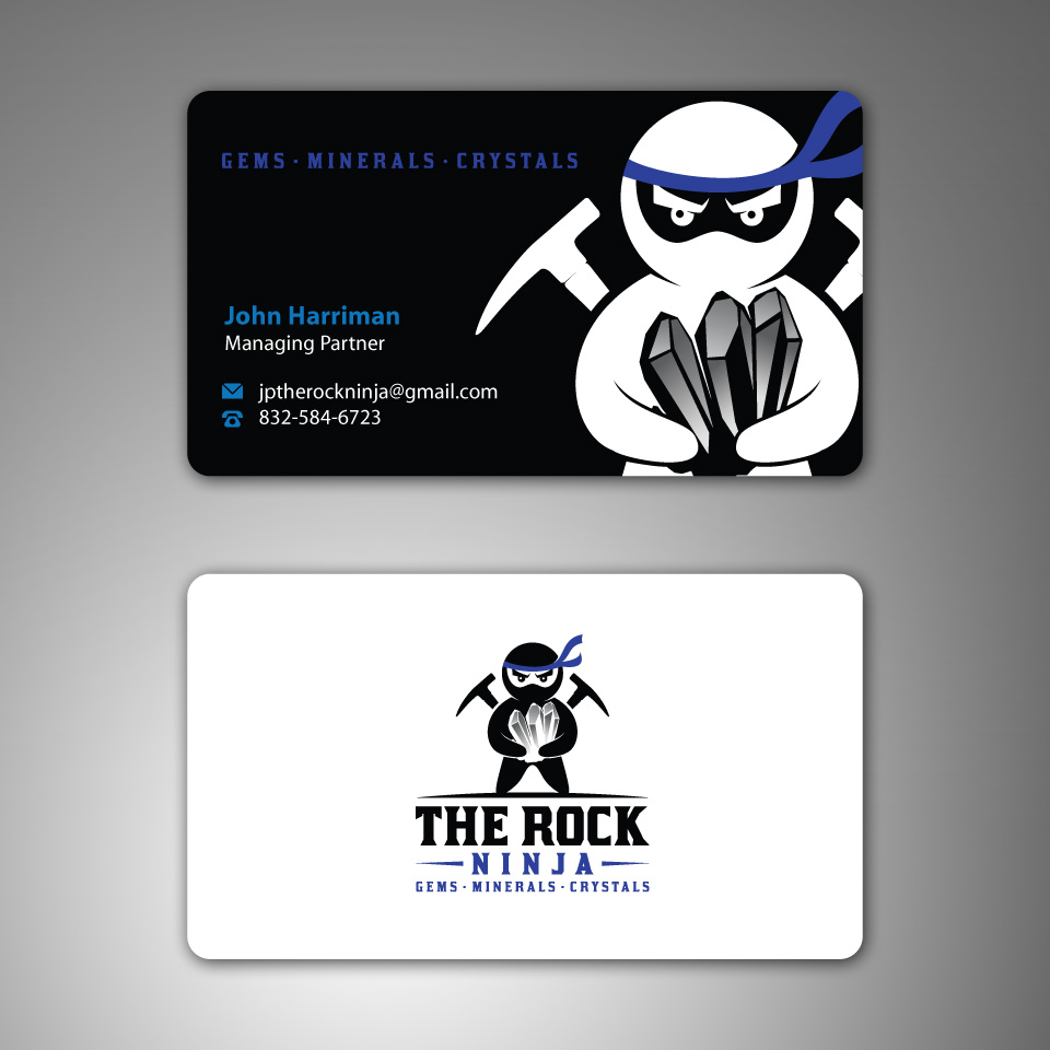 Diseño de Tarjeta de Presentación por Dezero para The Rock Ninja | Diseño #20312494