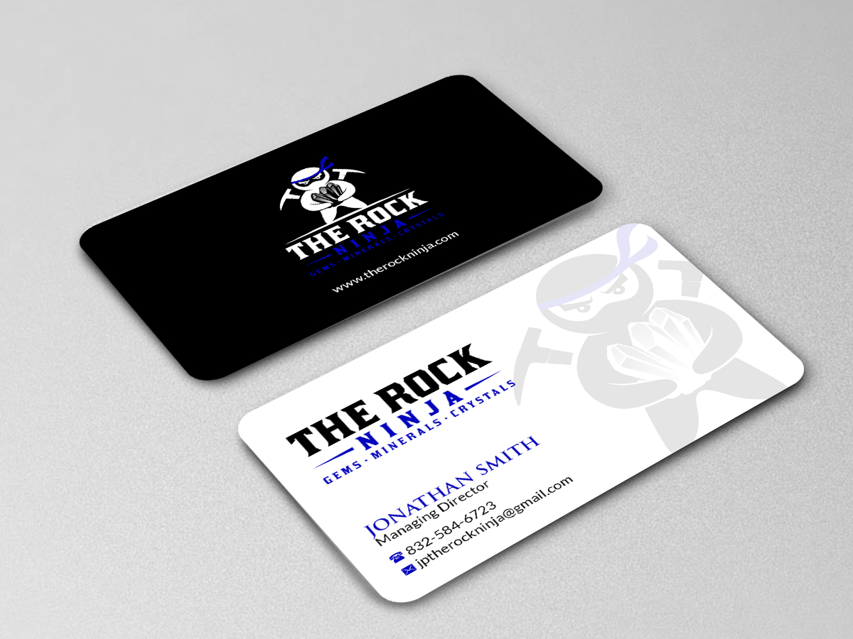 Business Card Design by Creations Box 2015 for The Rock Ninja | Design #20299542