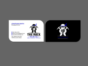 Business Card Design by Creations Box 2015 for The Rock Ninja | Design: #20302535