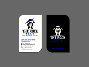 Business Card Design by Creations Box 2015 for The Rock Ninja | Design: #20302537
