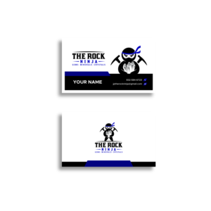 Design de Carte de Visite par zatsukiki pour The Rock Ninja | Design #20321549