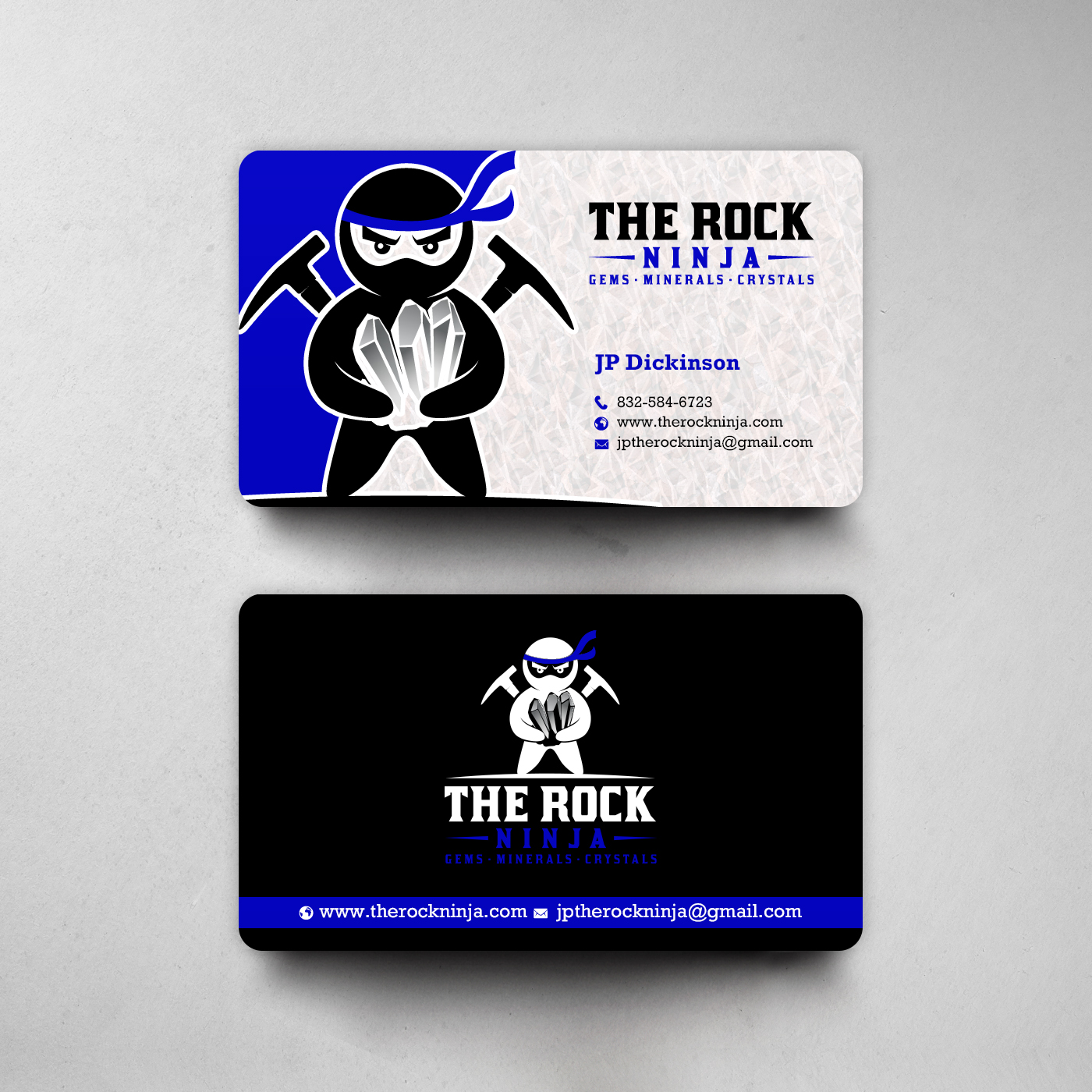 Business Card Design by chandrayaan.creative for The Rock Ninja | Design #28564604