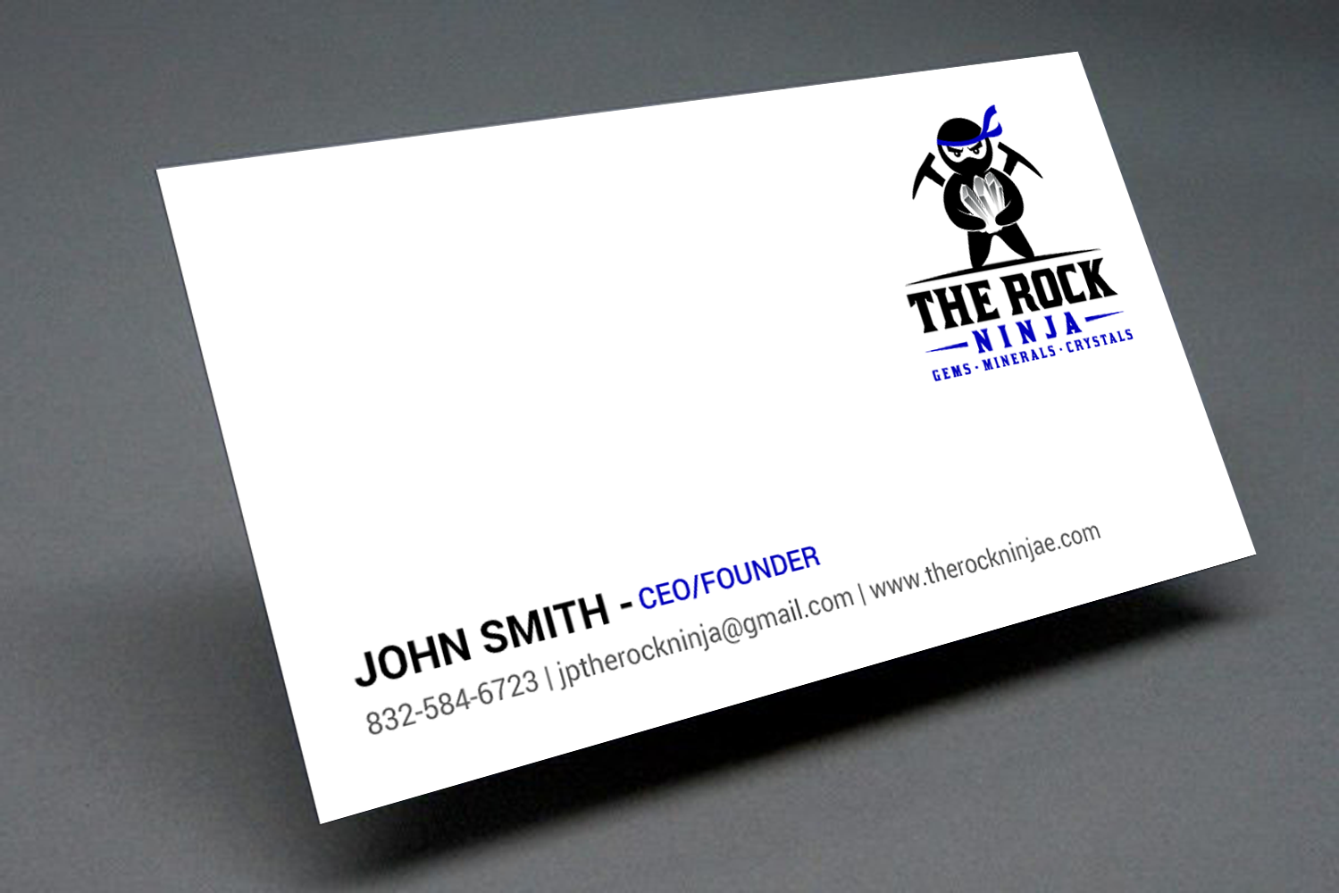Visitenkarten-Design von chandrayaan.creative für The Rock Ninja | Design #20321569