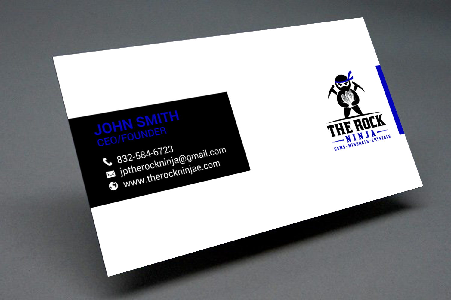 Visitenkarten-Design von chandrayaan.creative für The Rock Ninja | Design #20321572