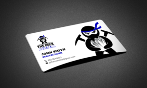 Business Card Design by chandrayaan.creative for The Rock Ninja | Design: #20323573