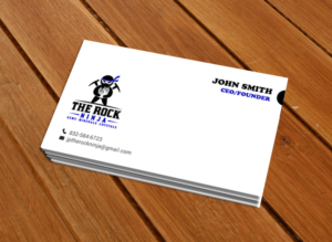 Business Card Design by chandrayaan.creative for The Rock Ninja | Design: #20323576