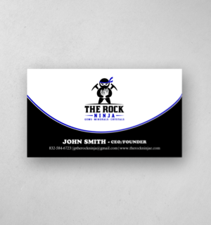 Business Card Design by chandrayaan.creative for The Rock Ninja | Design: #20323605