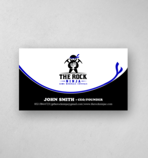 Business Card Design by chandrayaan.creative for The Rock Ninja | Design: #20323606