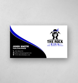 Business Card Design by chandrayaan.creative for The Rock Ninja | Design: #20323618