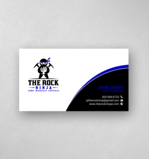 Business Card Design by chandrayaan.creative for The Rock Ninja | Design: #20323619
