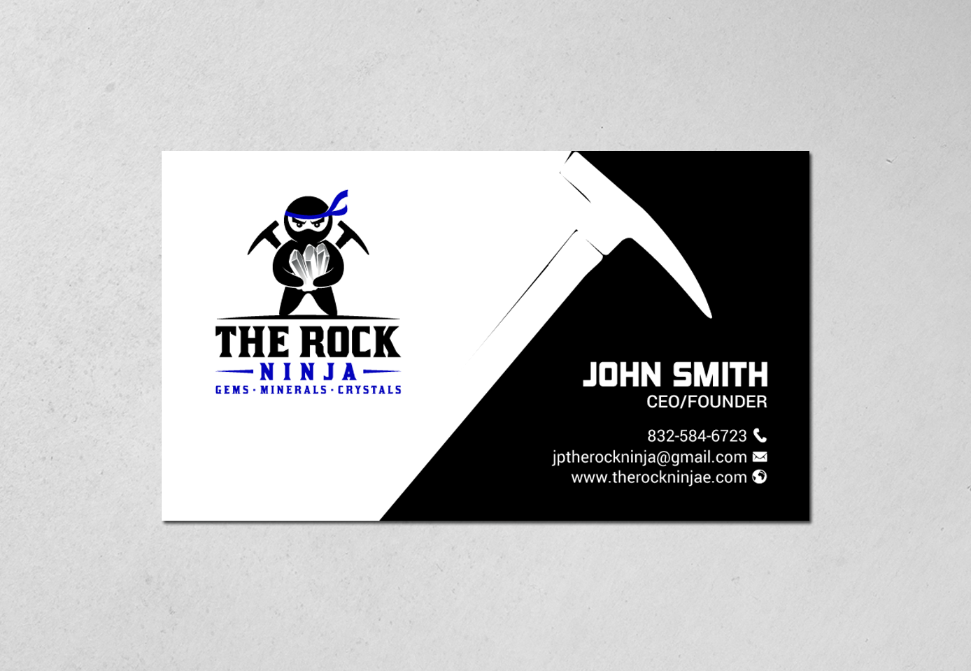 Visitenkarten-Design von chandrayaan.creative für The Rock Ninja | Design #20323620