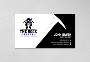 Business Card Design by chandrayaan.creative for The Rock Ninja | Design: #20323620