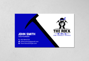 Business Card Design by chandrayaan.creative for The Rock Ninja | Design: #20323621