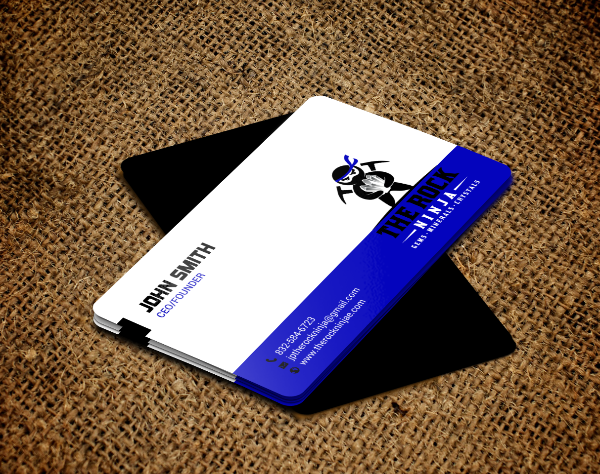 Visitenkarten-Design von chandrayaan.creative für The Rock Ninja | Design #20323628