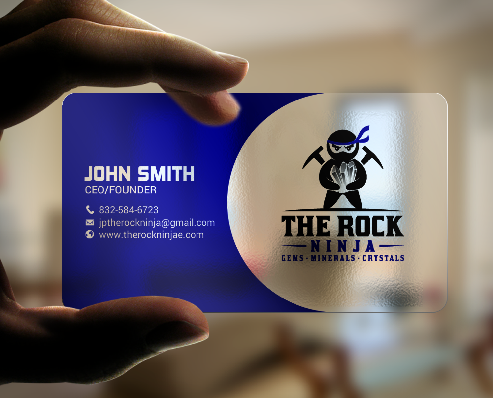 Visitenkarten-Design von chandrayaan.creative für The Rock Ninja | Design #20323632