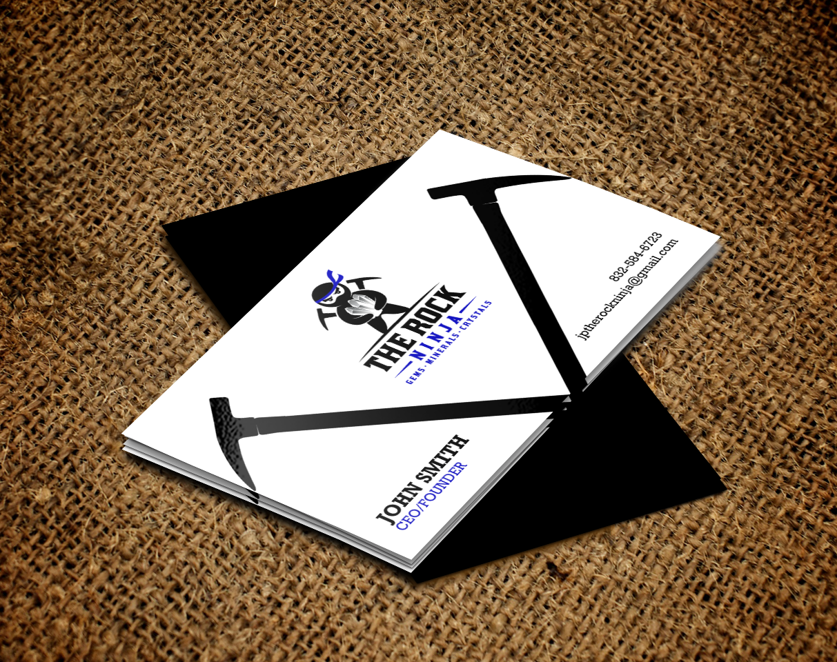 Visitenkarten-Design von chandrayaan.creative für The Rock Ninja | Design #20323642