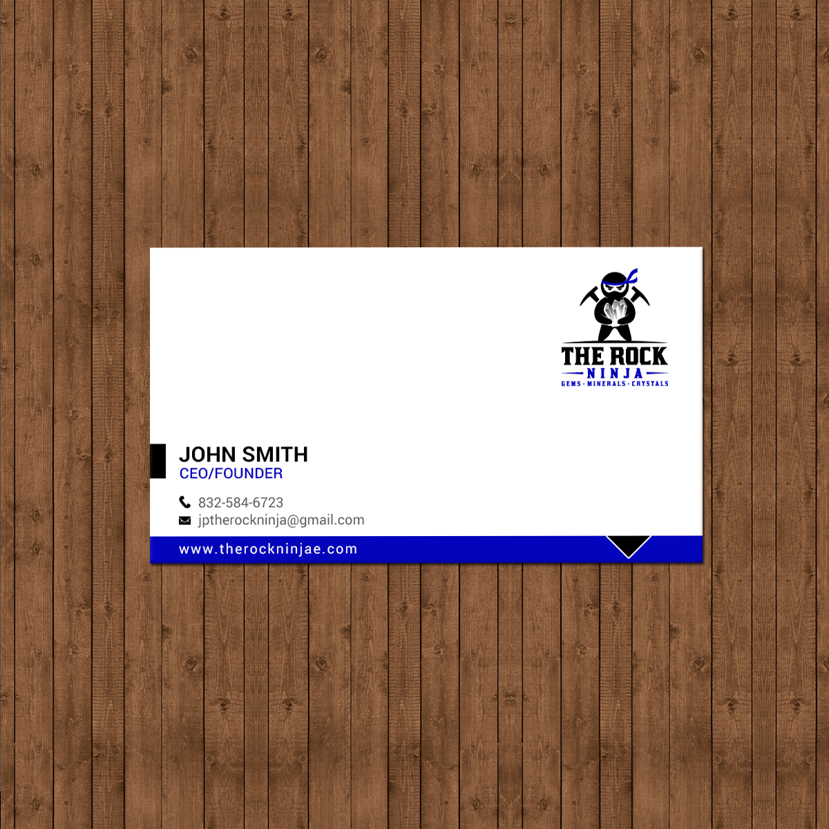 Business Card Design by chandrayaan.creative for The Rock Ninja | Design #20323659