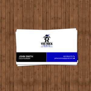 Business Card Design by chandrayaan.creative for The Rock Ninja | Design: #20324900