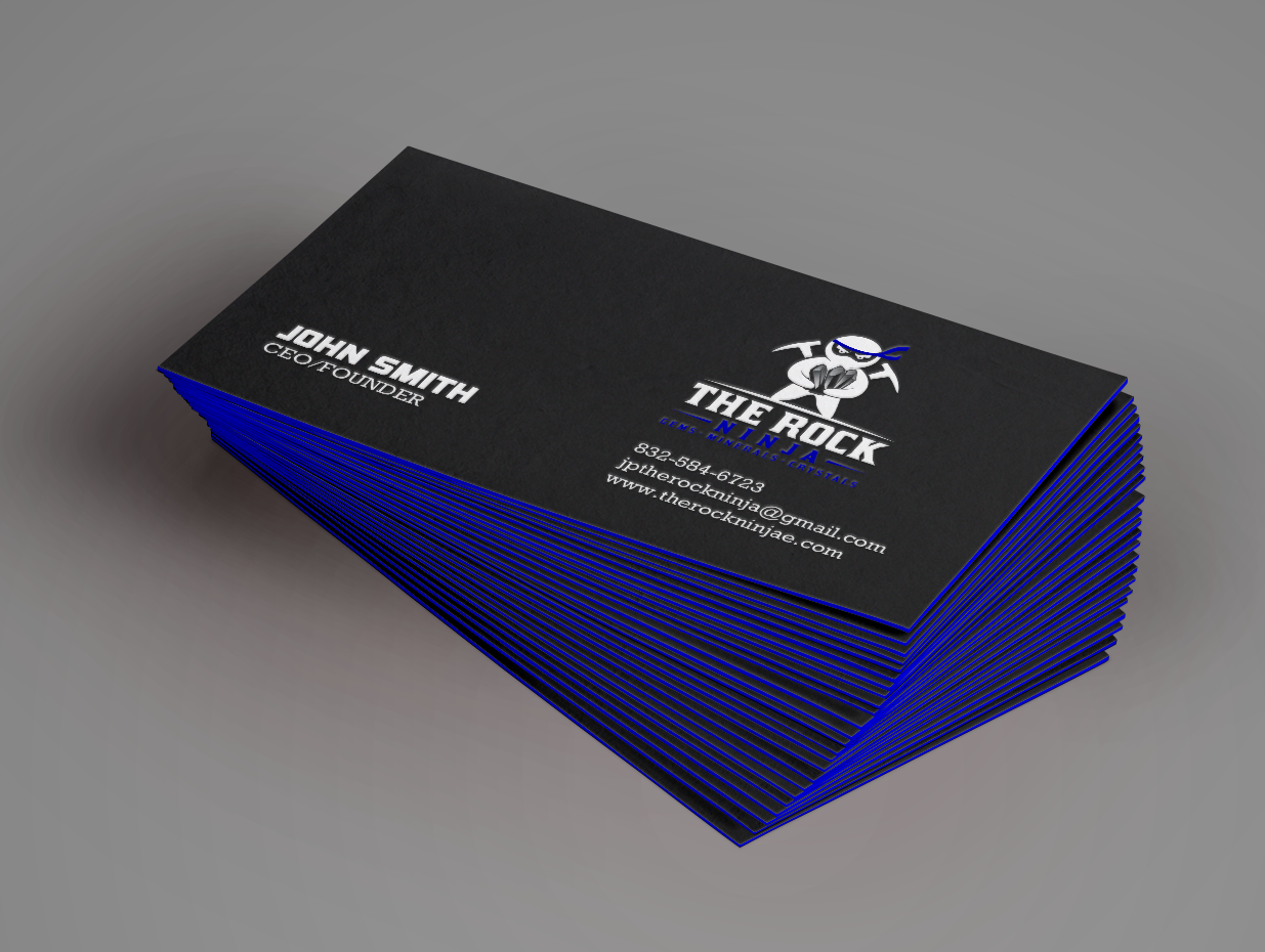 Business Card Design by chandrayaan.creative for The Rock Ninja | Design #20324925