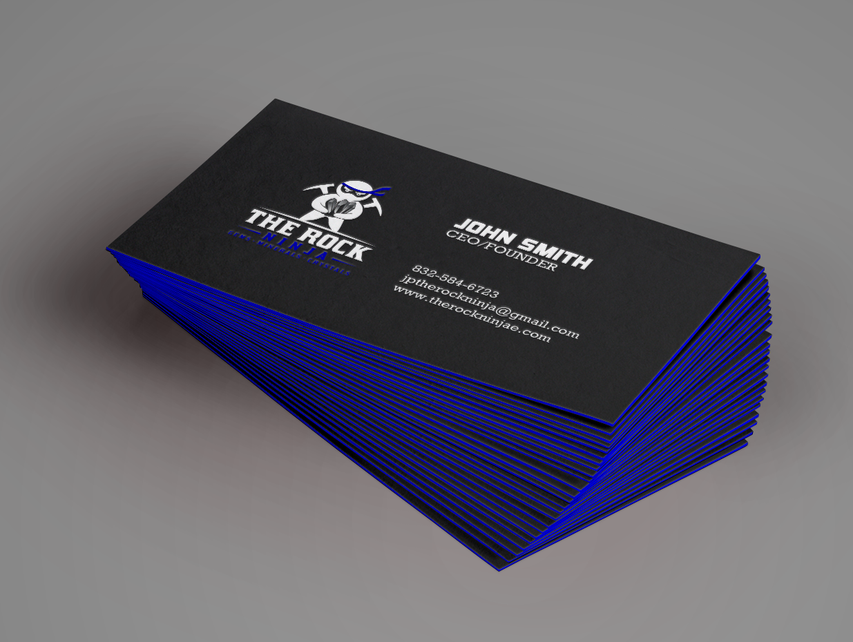 Business Card Design by chandrayaan.creative for The Rock Ninja | Design #20324927