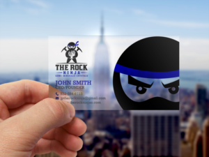 Business Card Design by chandrayaan.creative for The Rock Ninja | Design: #20324931