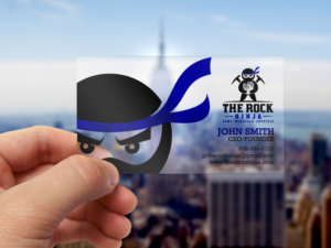 Business Card Design by chandrayaan.creative for The Rock Ninja | Design: #20324932