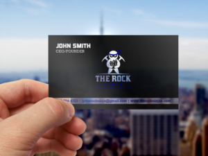Business Card Design by chandrayaan.creative for The Rock Ninja | Design: #20324936