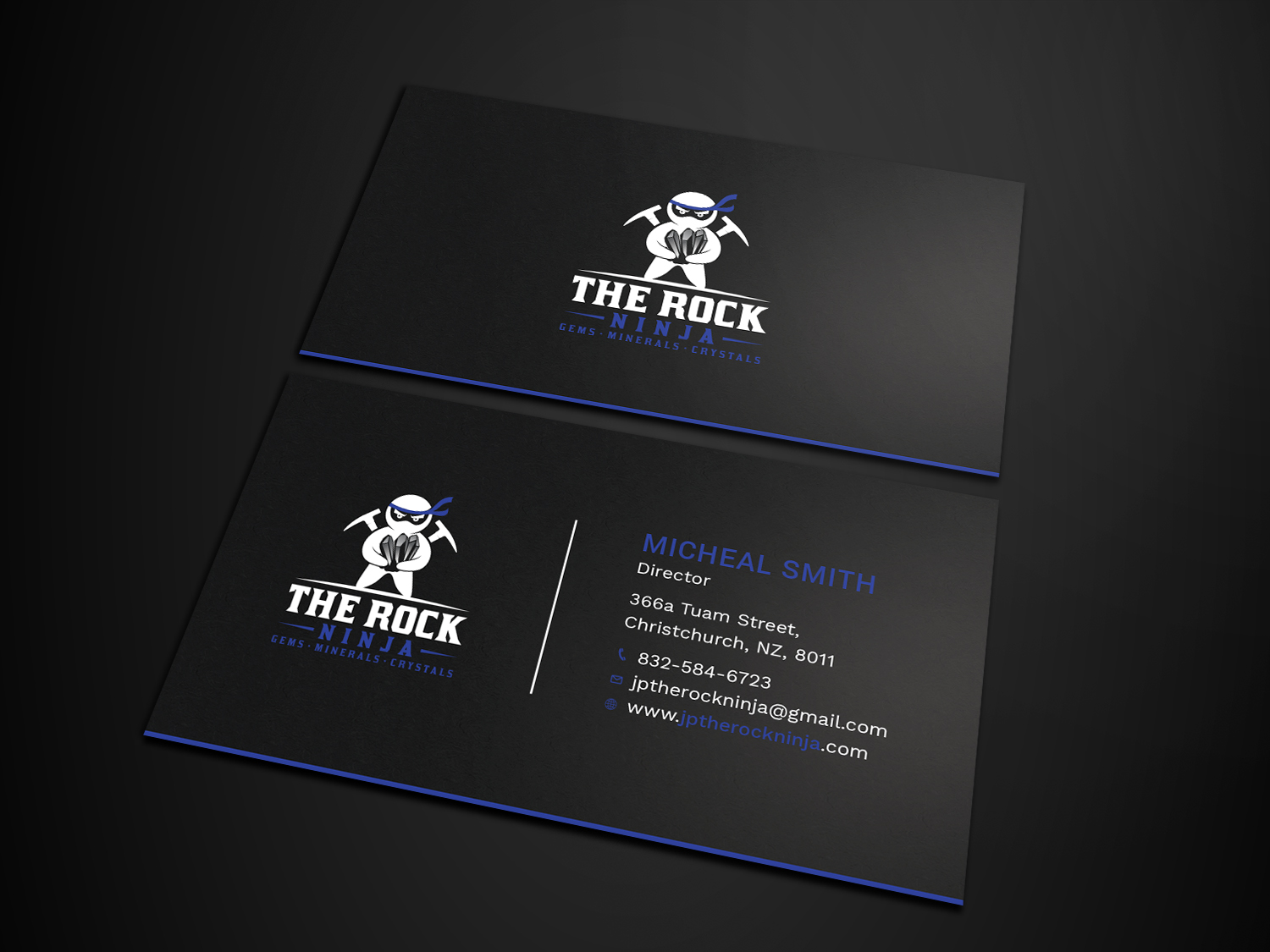 Business Card Design by Tripti Ranjan Gain for The Rock Ninja | Design #20296647