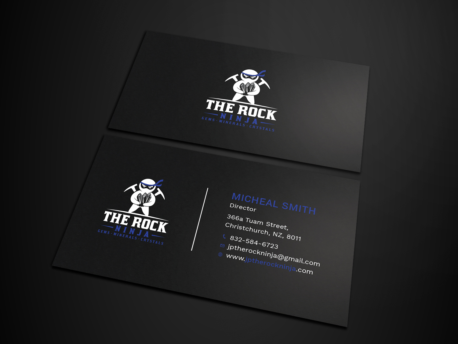 Visitenkarten-Design von Tripti Ranjan Gain für The Rock Ninja | Design #20296648