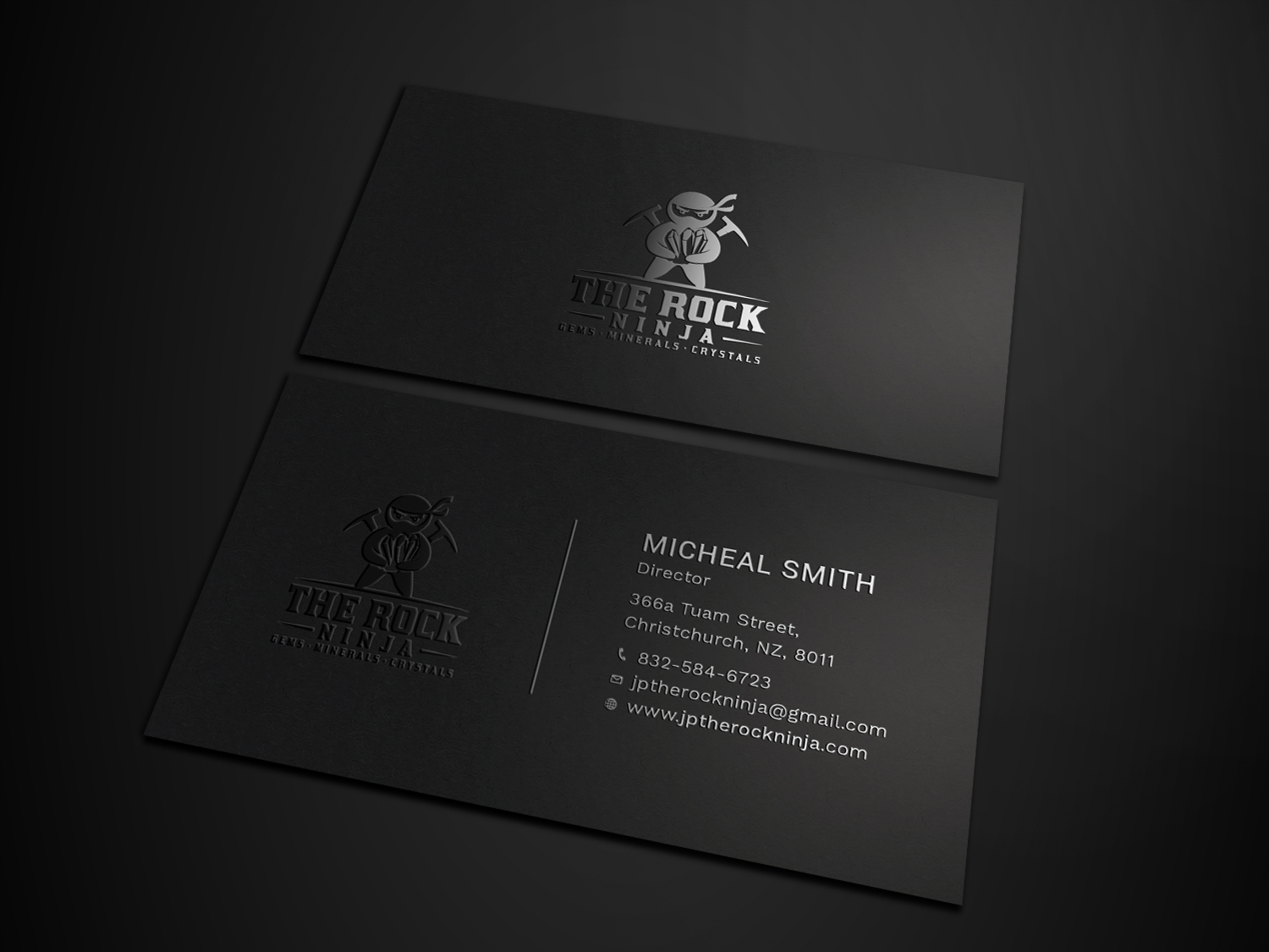 Visitenkarten-Design von Tripti Ranjan Gain für The Rock Ninja | Design #20296649